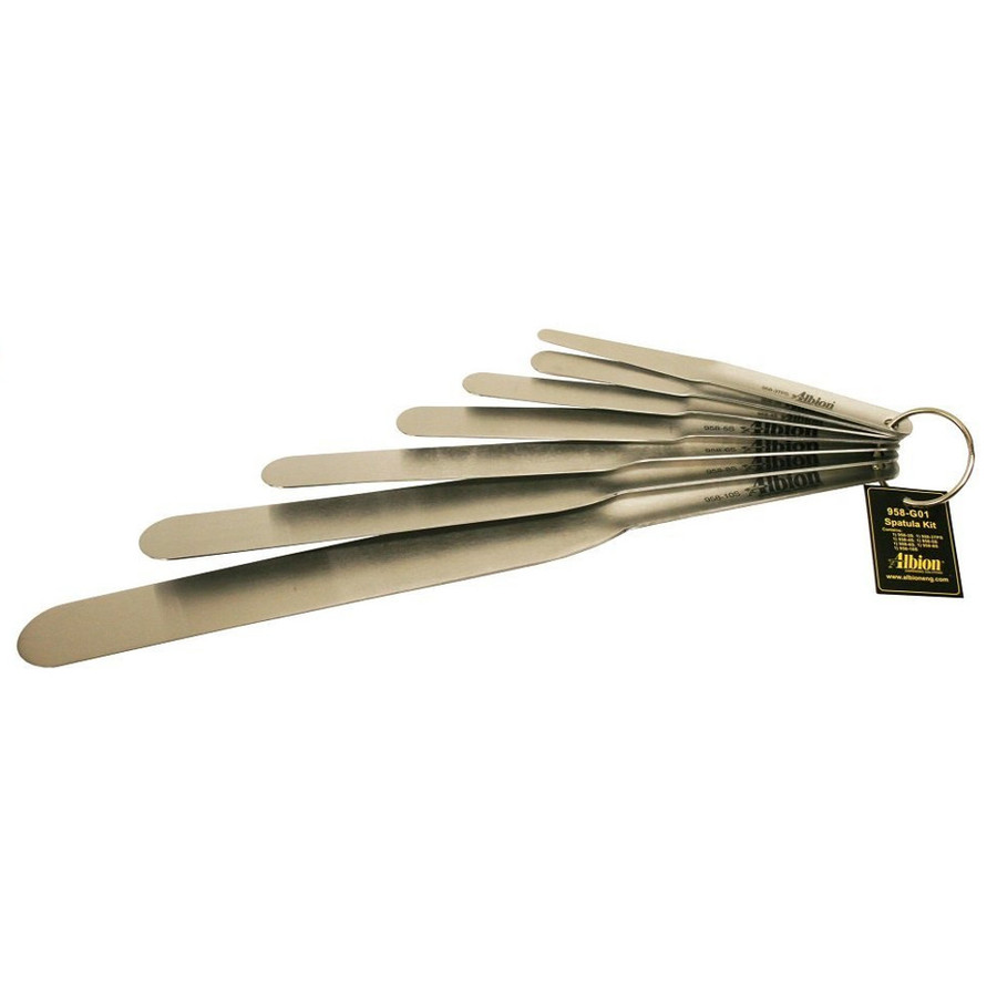 7 Piece Stainless Steel Streamline Caulk Spatula Set