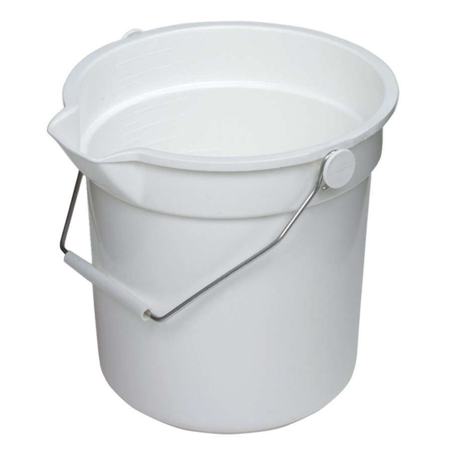 10 Quart Polyethylene Round Utility Bucket - (Available For Local Pick Up Only)