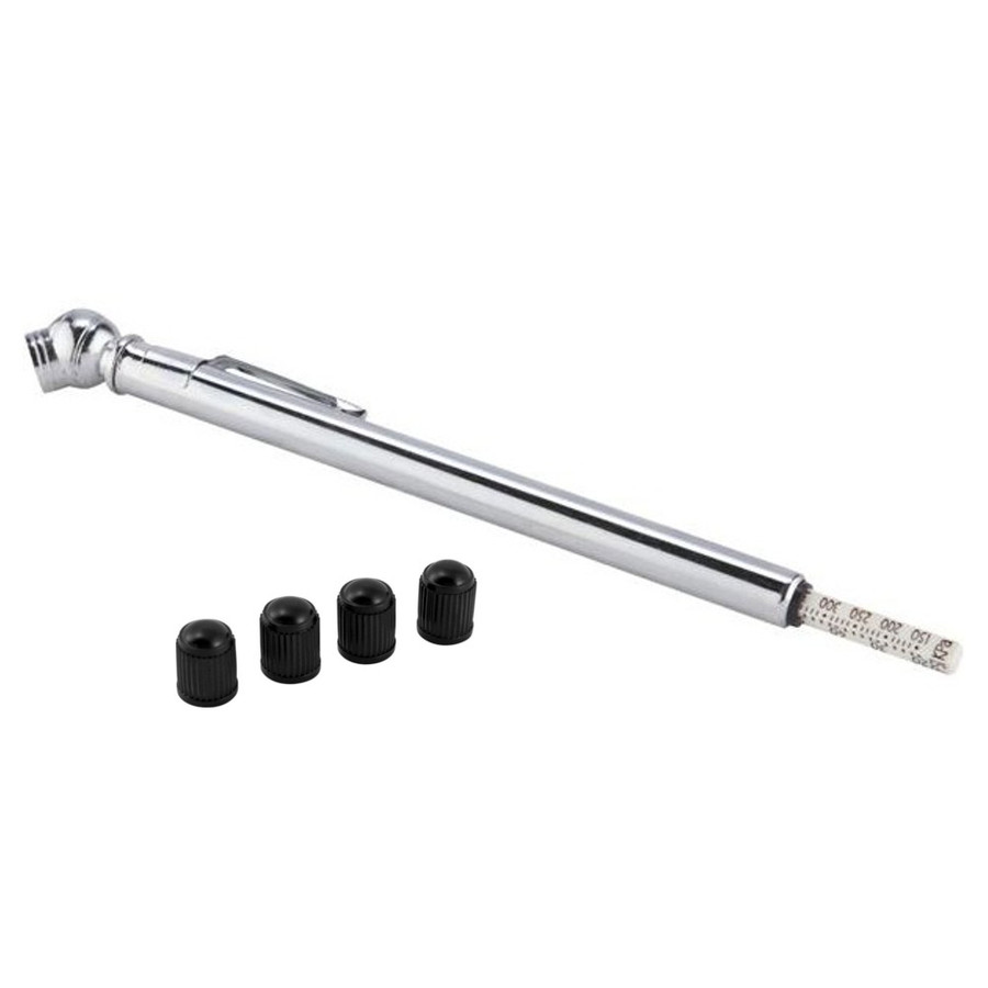 Chrome Plated Low Pressure Tire Gauge (10 to 50 lbs.)