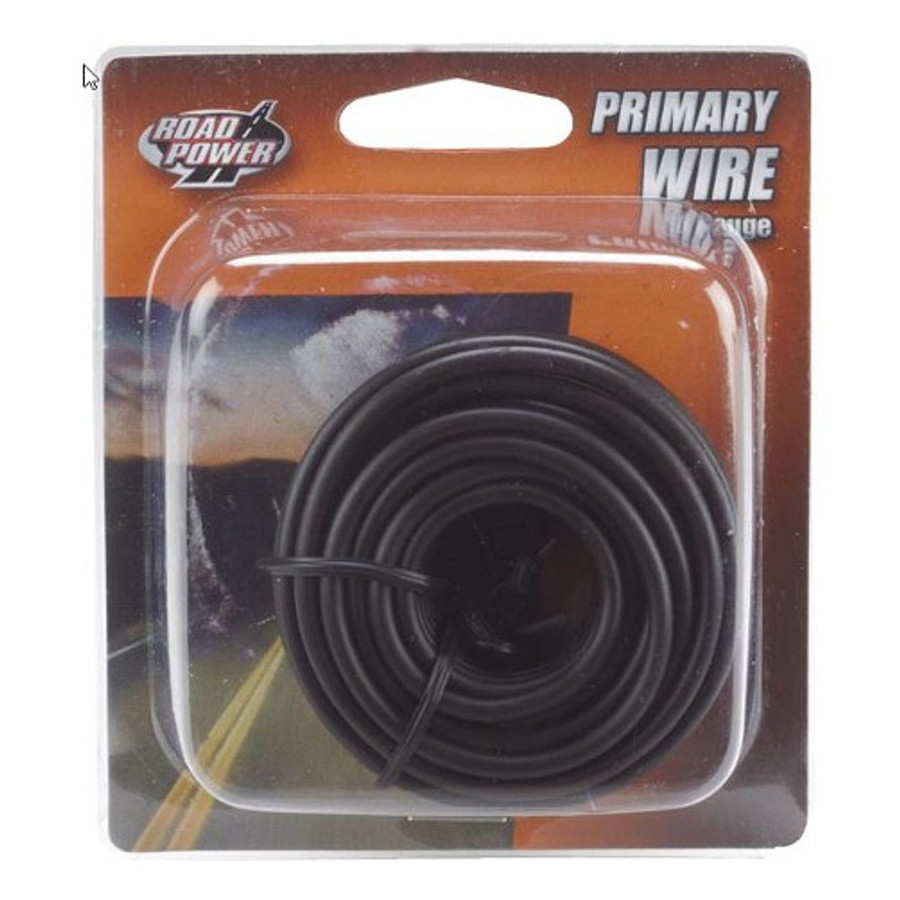 17' 14 Gauge Black Primary Wire