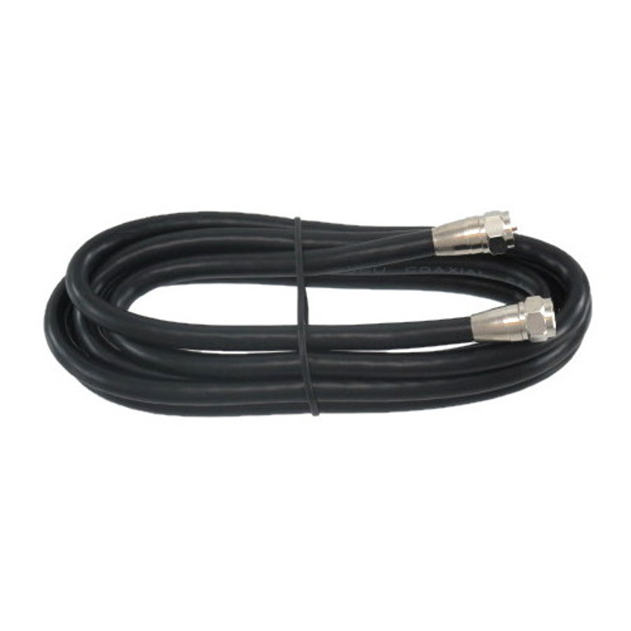 6' RG6 Black Coaxial Cable