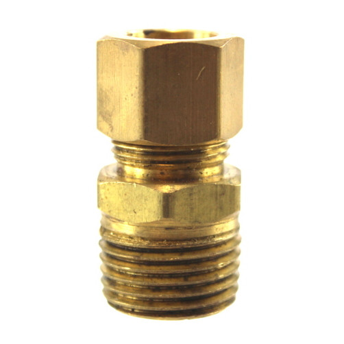 1/2" Tubing X 3/4" Male NPT Brass Compression Fitting