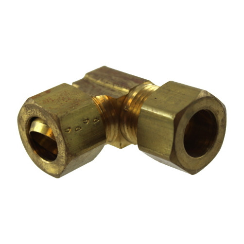 1/4" Brass Compression Elbow