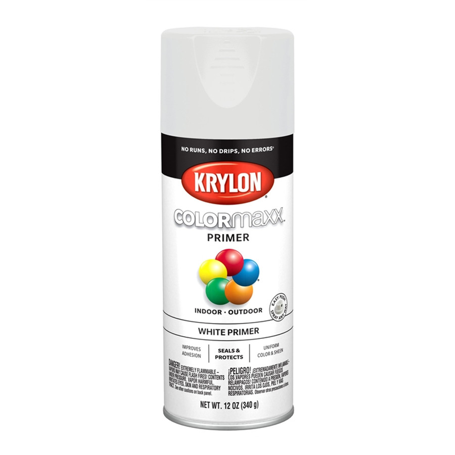 12 oz. Krylon ColorMaxx White Primer Spray Paint - (Available For Local Pick Up Only)
