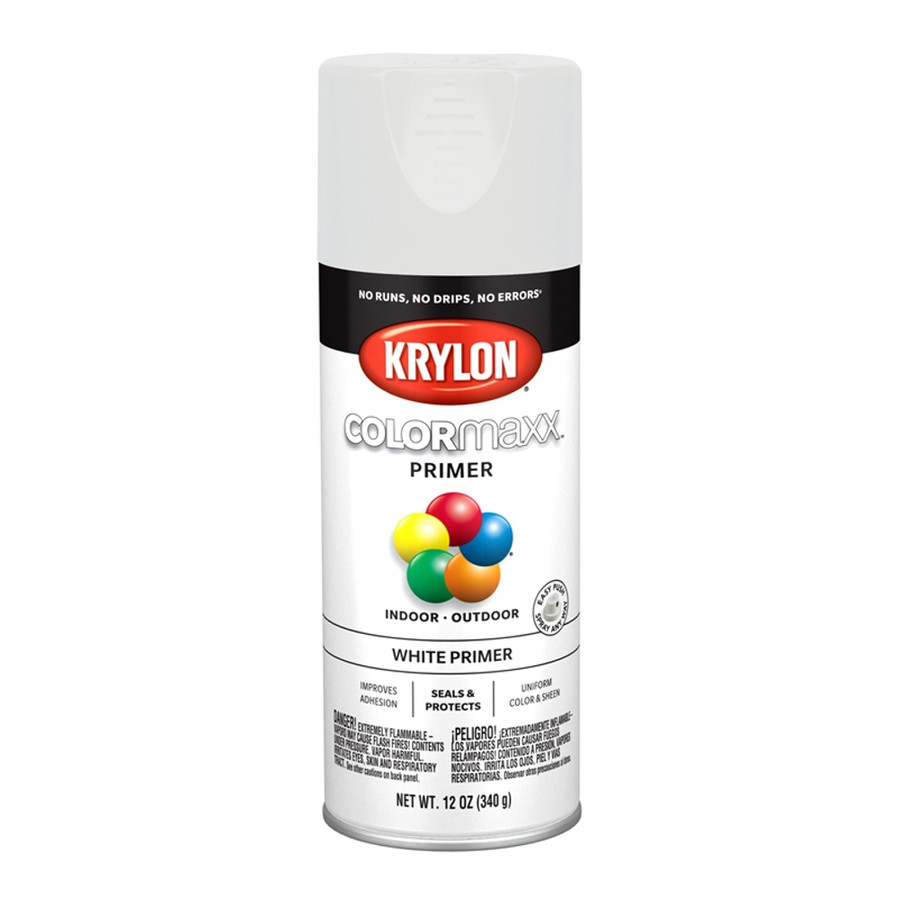 12 oz. Krylon ColorMaxx White Primer Spray Paint