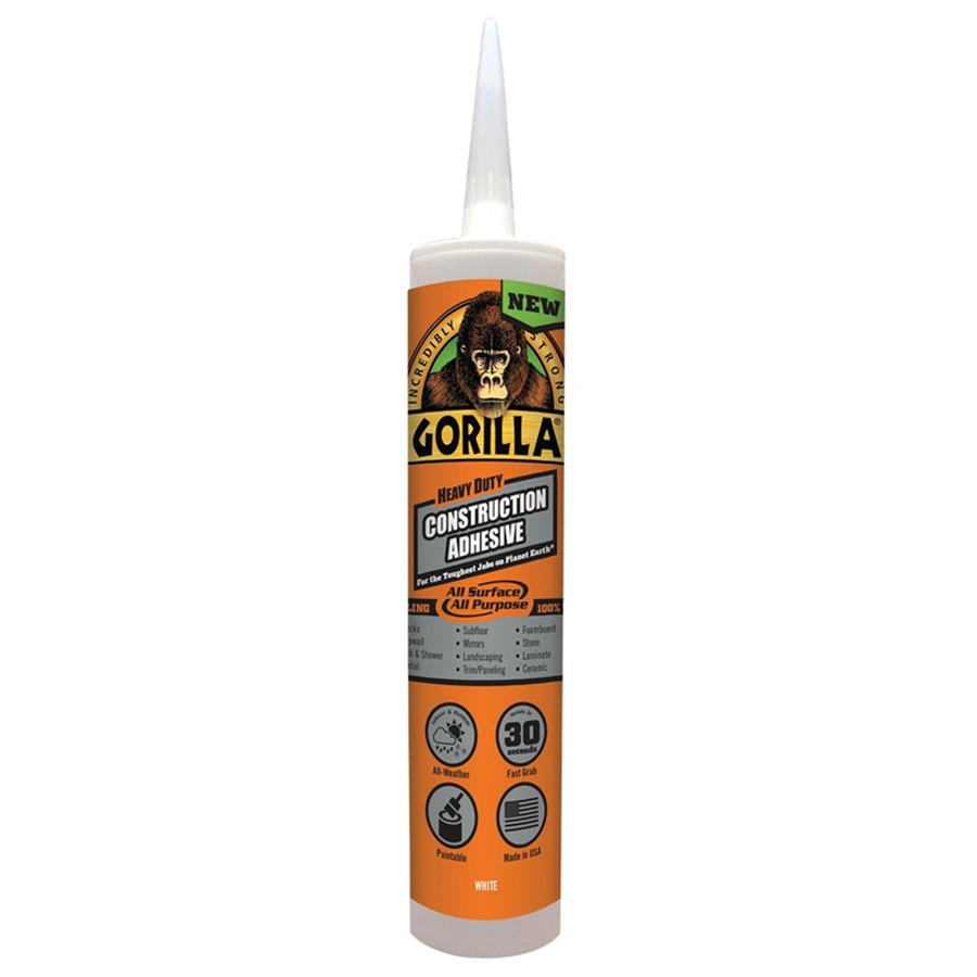 Gorilla Glue 9 oz. General Purpose White Heavy Duty Construction Adhesive