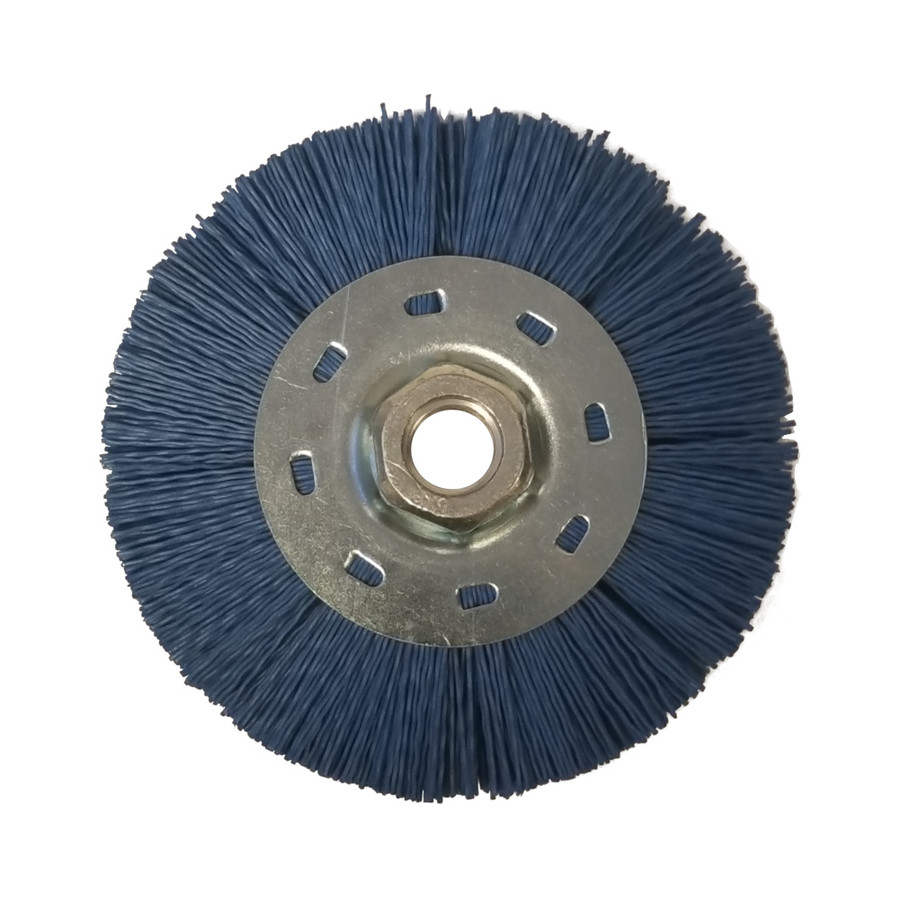 Blue Nyalox 4-1/2" 240G Fine Wheel With 5/8"-11 Arbor