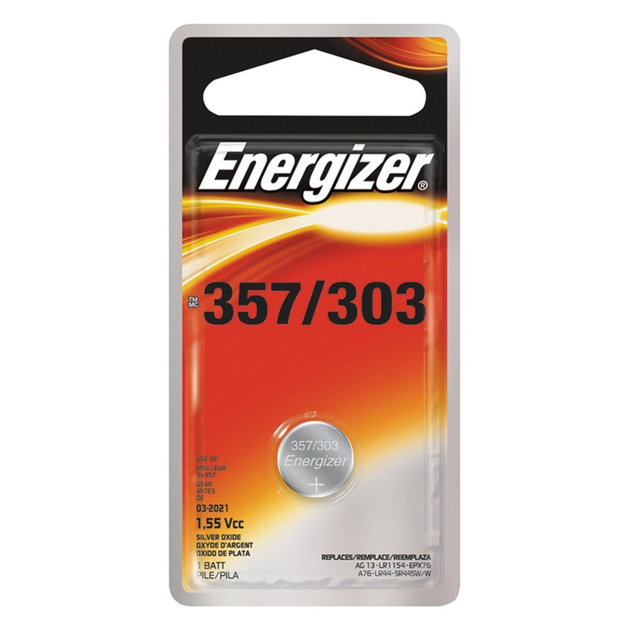 Energizer Silver Oxide 1.55-Volt Watch & Calculator Battery (357/303)