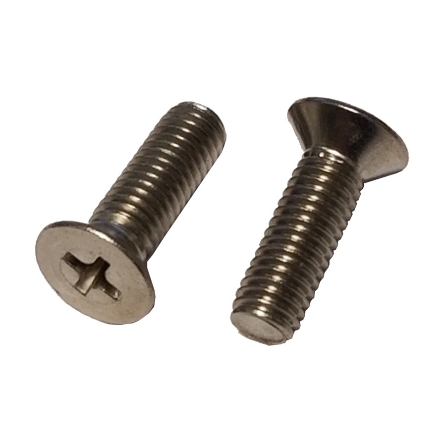 5 mm X 0.80-Pitch X 16 mm Stainless Steel Metric Flat Head Phillips Machine Screws (Box of 100)