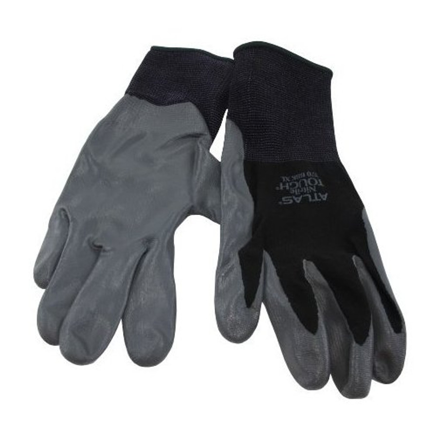 (Medium) Nitrile Coated Work Gloves