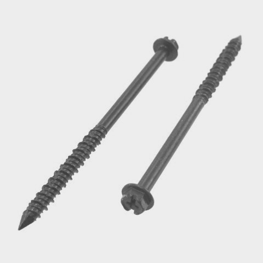 3/16" X 2-3/4" Stainless Steel Hex Head Slotted Concrete Screws (Box of 100)