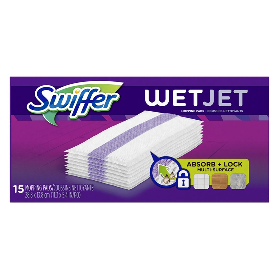 Swiffer Wet Jet Mop Refill Pads (Pack of 15)