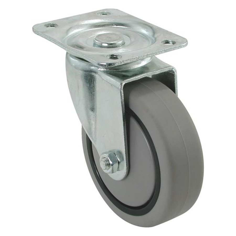 4" Swivel Non-Marring Plate Caster