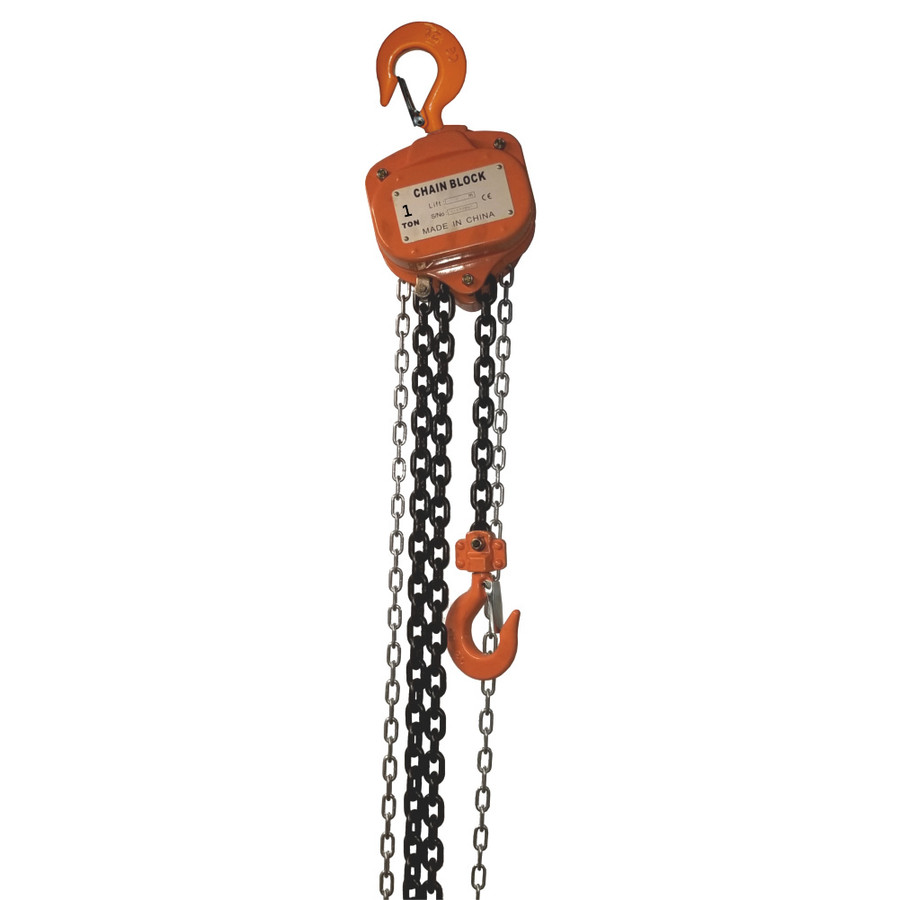 1-Ton Hand Chain Hoist w/ 20' Lift - (Available For Local Pick Up Only)