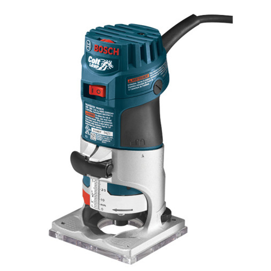 Bosch 5.6A Colt Electronic Variable-Speed 1/4" Palm Router