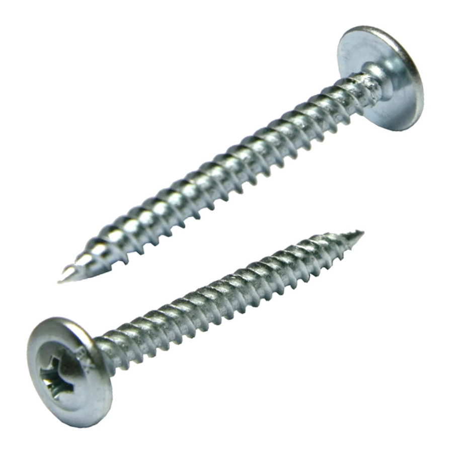 # 8 X 1-1/4" Zinc Plated Modified Truss Phillips Sharp Screws (Box of 100)