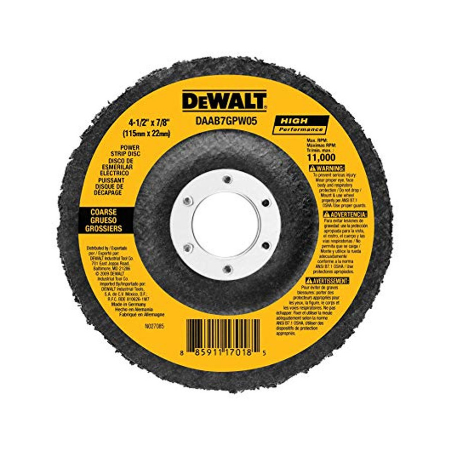 4-1/2" X 7/8" Power Strip Disc