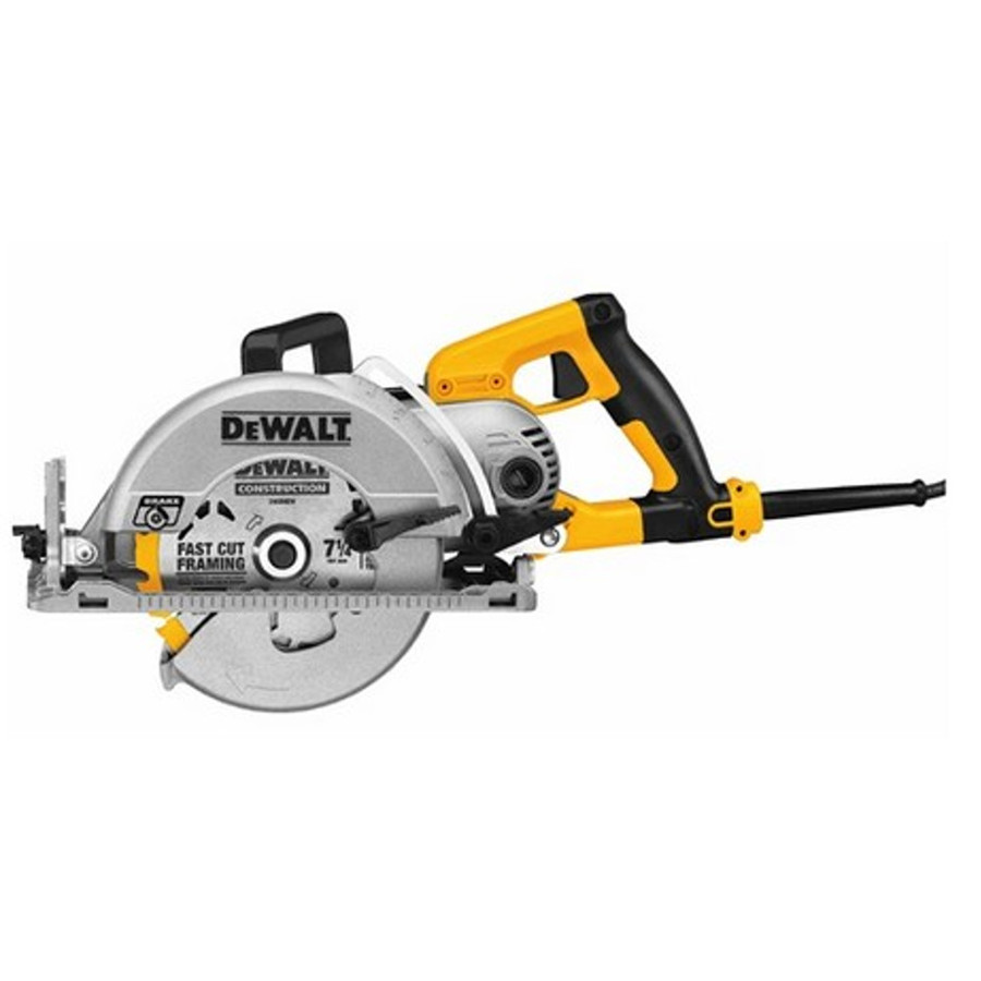 DeWalt 15A 7-1/4" Worm Drive Circular Saw With Electric Brake