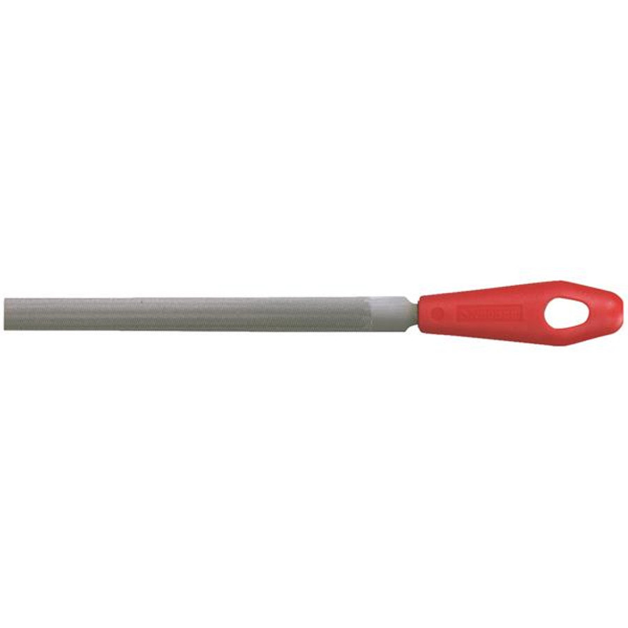 8" Half Round Double Cut Bastard File w/ Handle