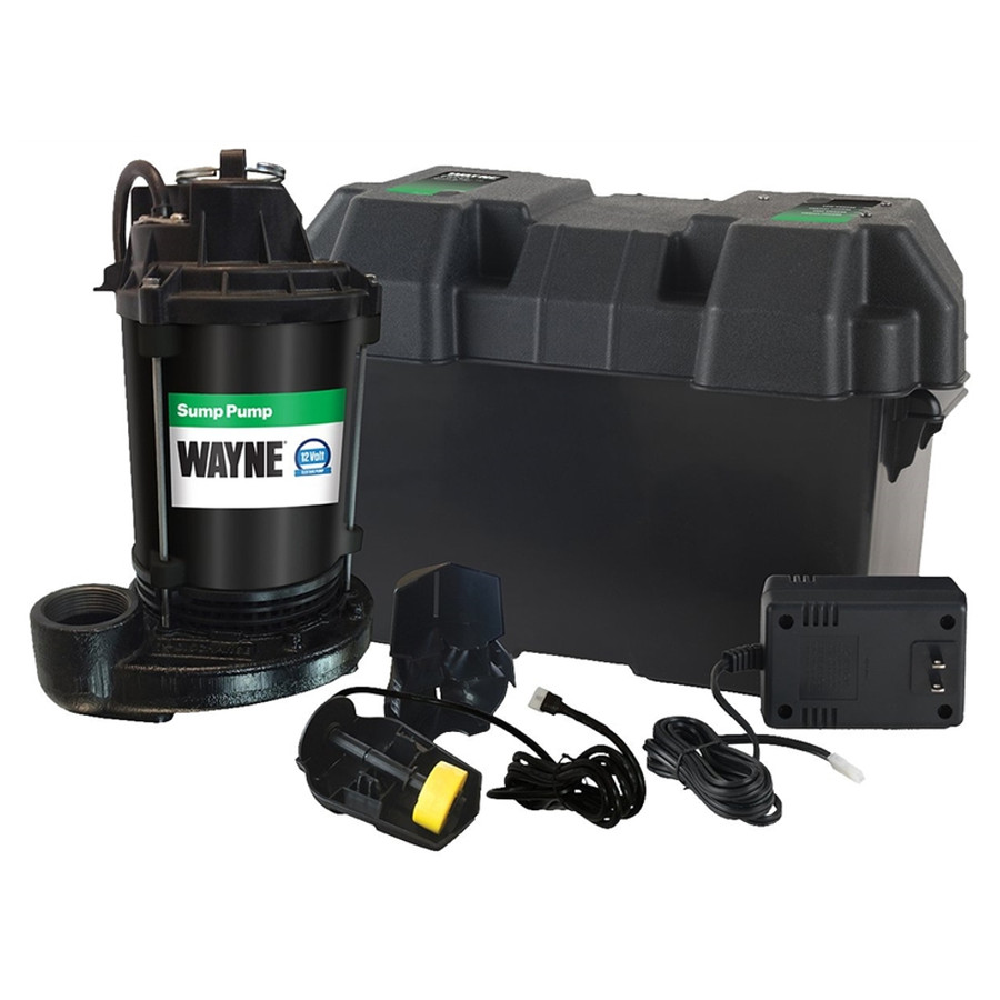1/3HP 2,880GPH 12V Battery Powered Back-Up Sump Pump - (Available For Local Pick Up Only)