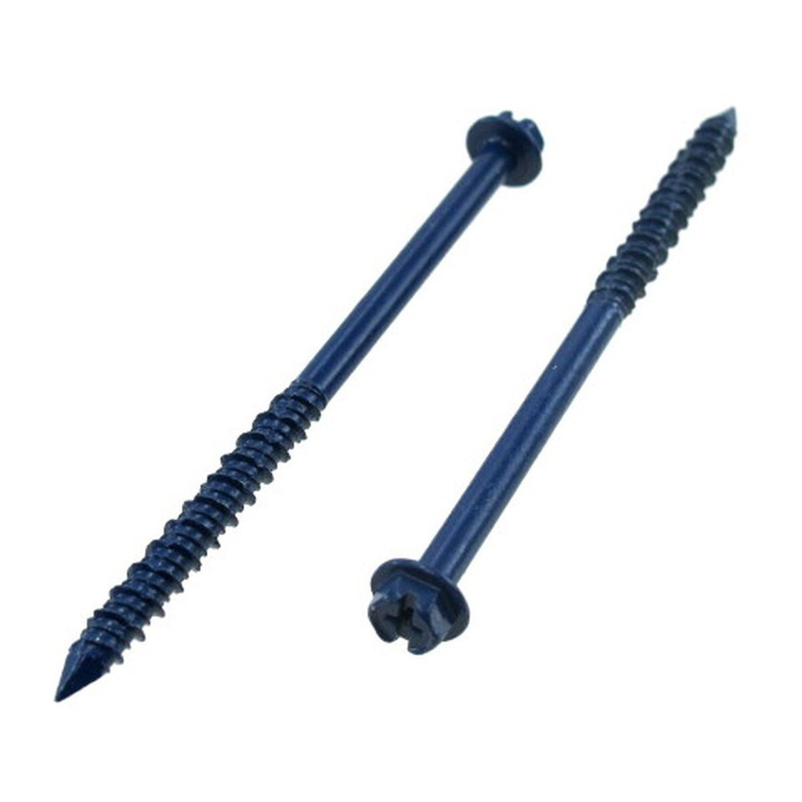 1/4" X 6" Hex Head Slotted Concrete Screws (Box of 100)