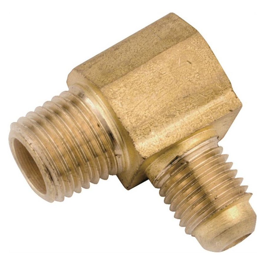 1/4" Flare X 1/8" Male NPT Brass Elbow
