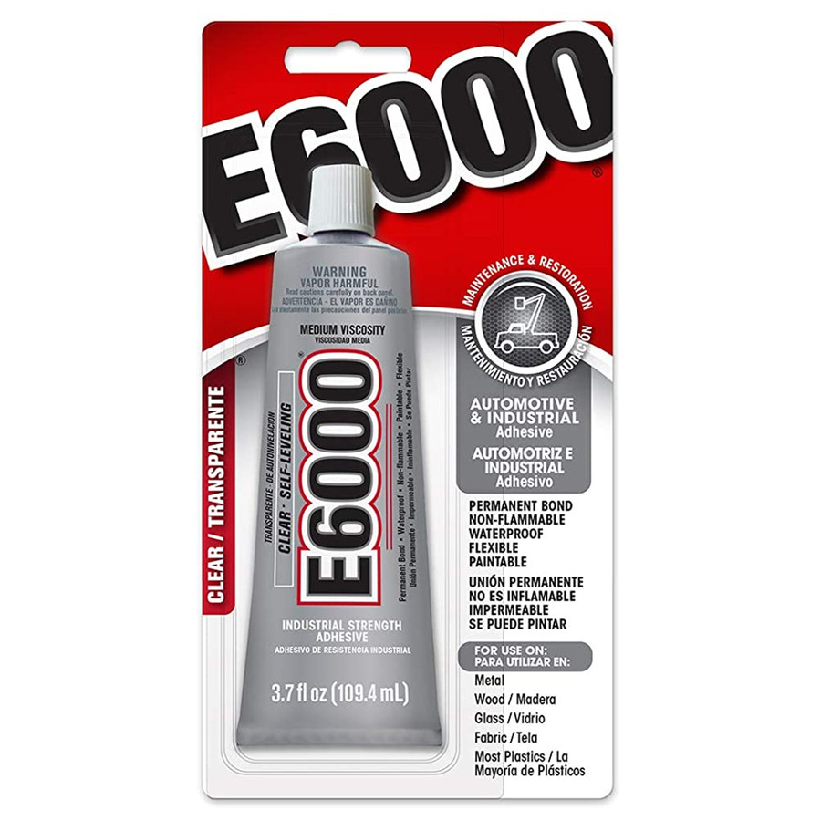 3.7 oz E6000 Clear Waterproof Adhesive