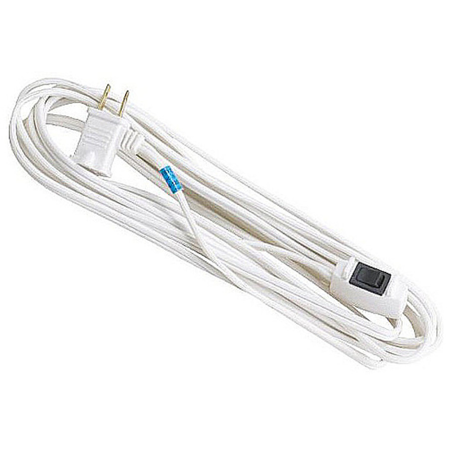 15' White Remote Switch Cord