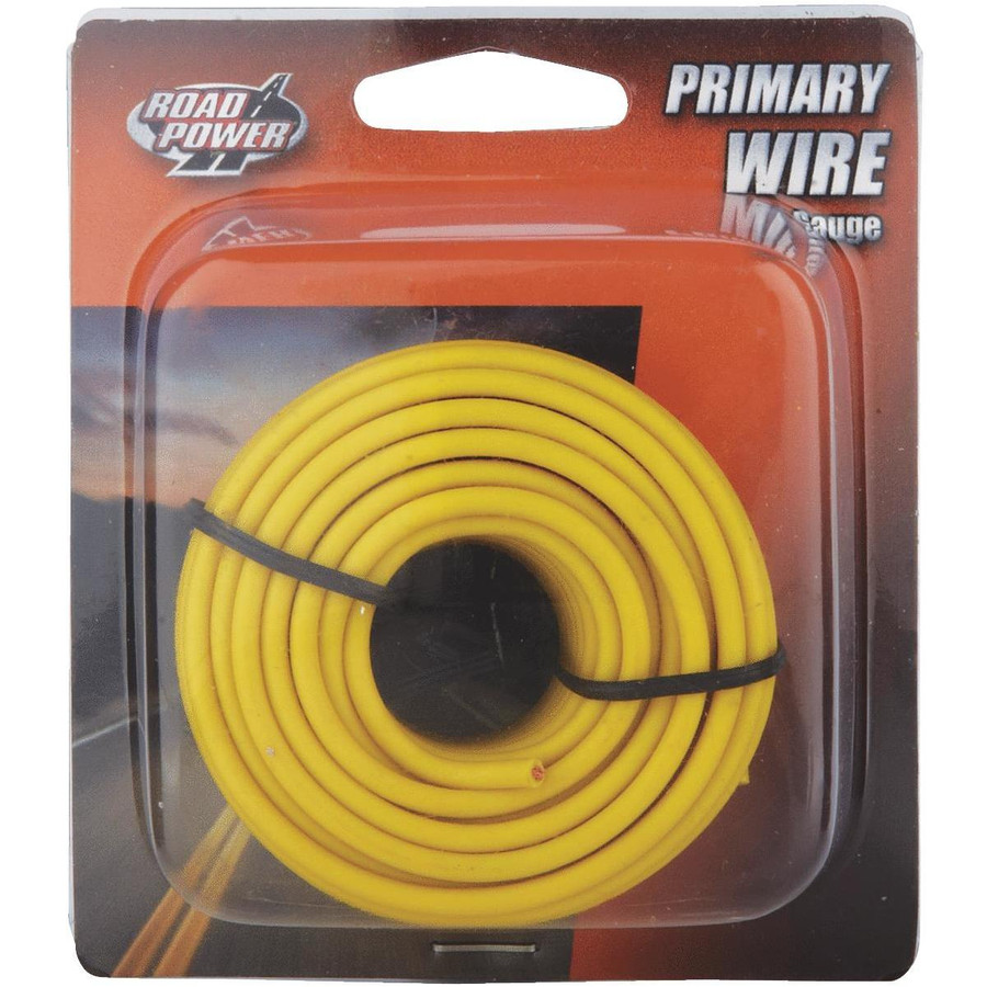 33' 18 Gauge Yellow Primary Wire