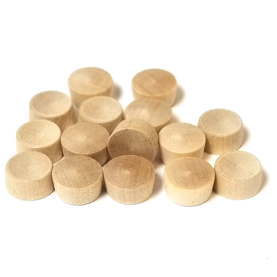 1/2" Flat Head Wood Plugs (Pack of 18)