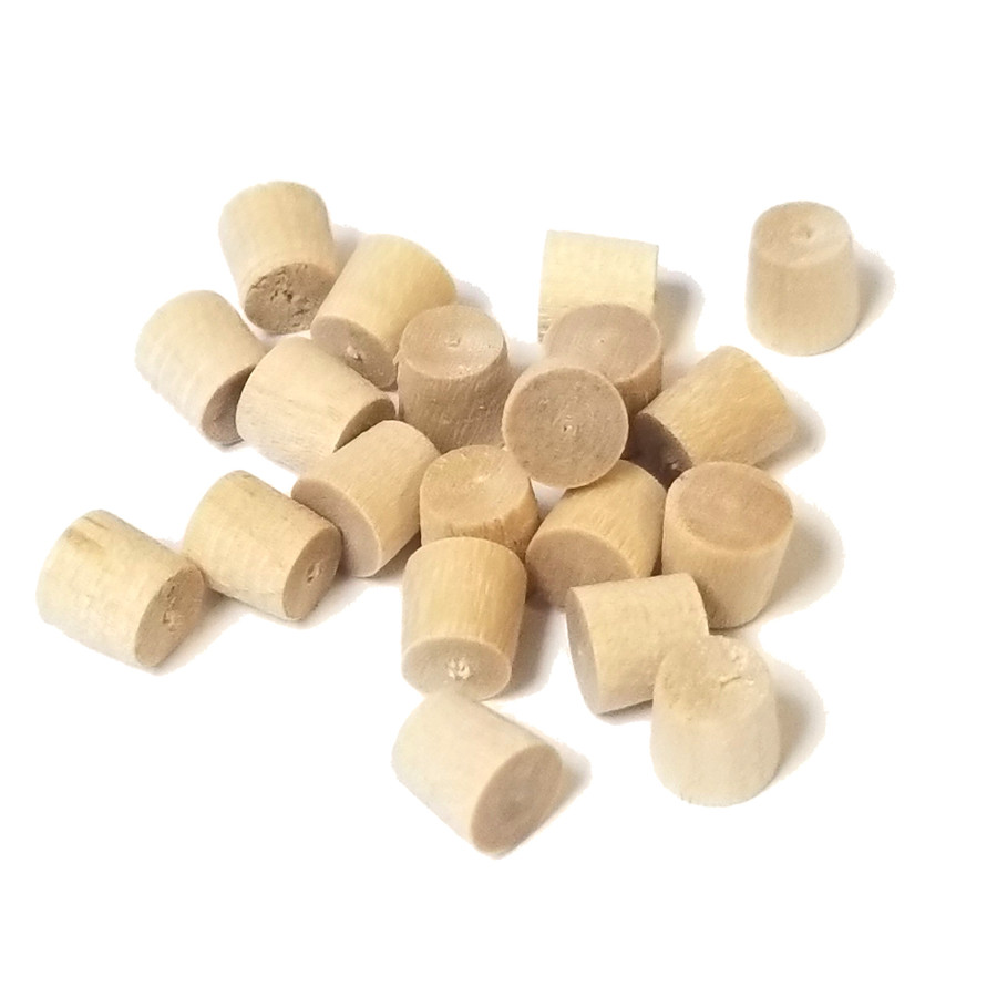 1/4" Flat Head Wood Plugs (Pack of 18)