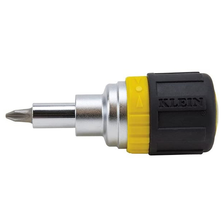 6-in-1 Ratcheting Stubby Screwdriver Nut Driver