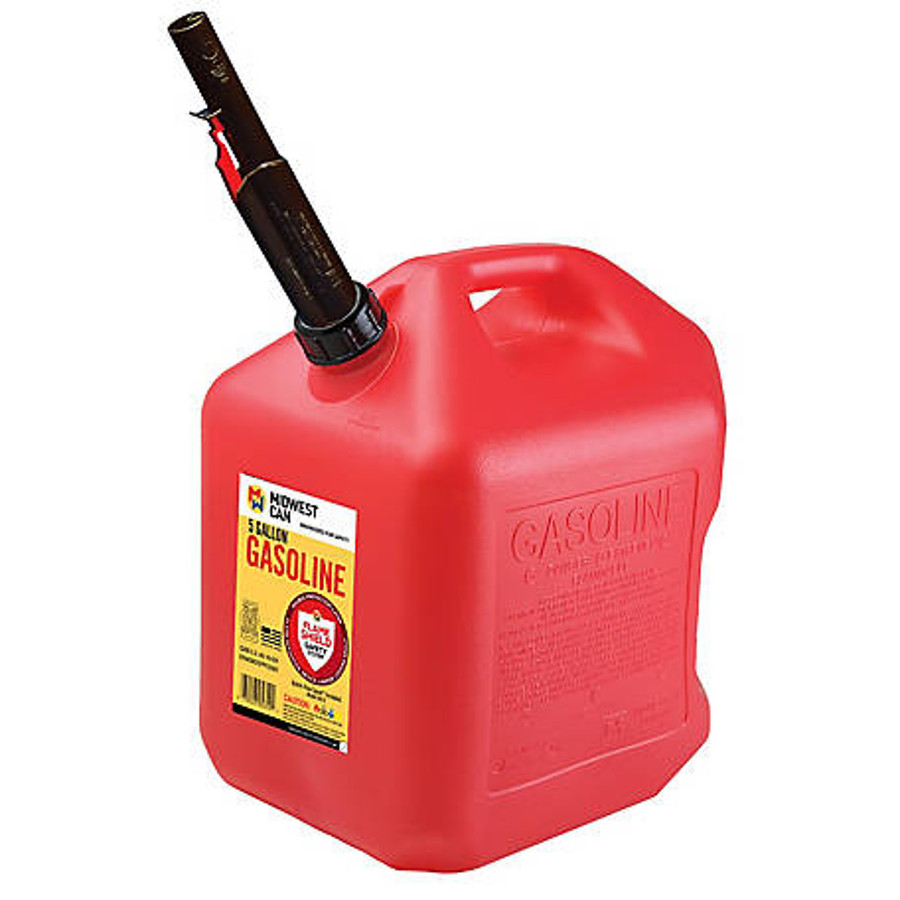 5 Gallon Poly EPA Red Gas Can - (Available For Local Pick Up Only)