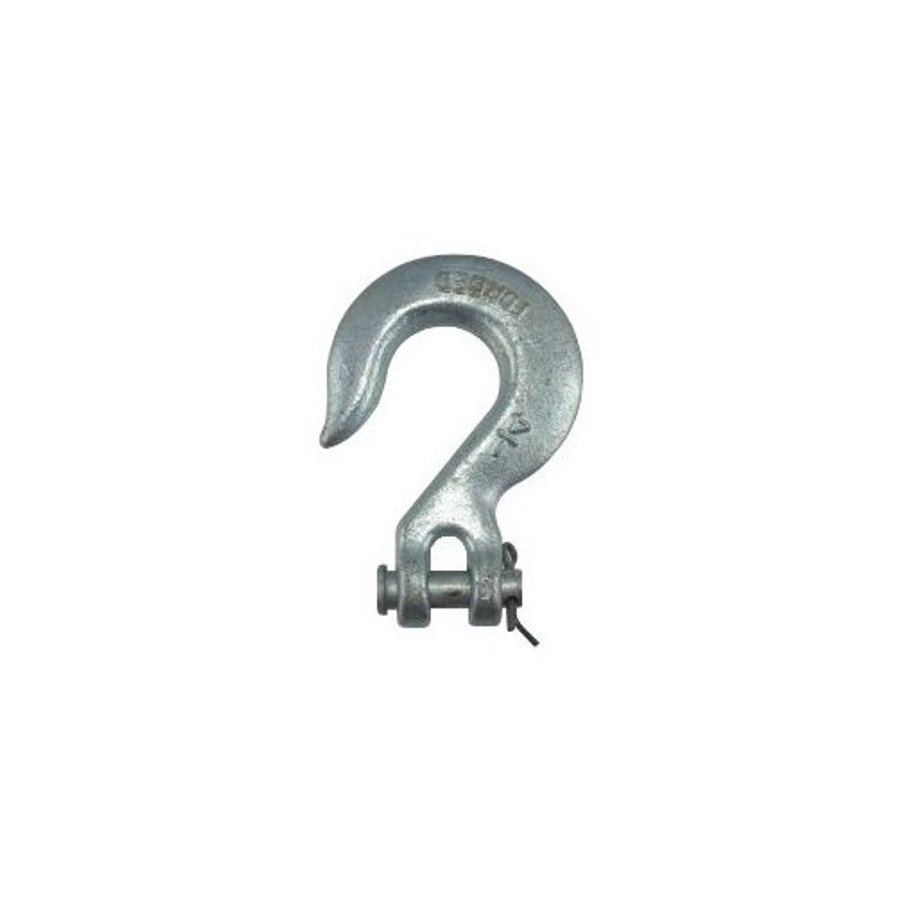 1/4" Zinc Plated Forged High Test Clevis Slip Hook