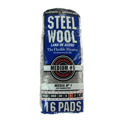 # 1 Sleeve Medium Steel Wool Pads