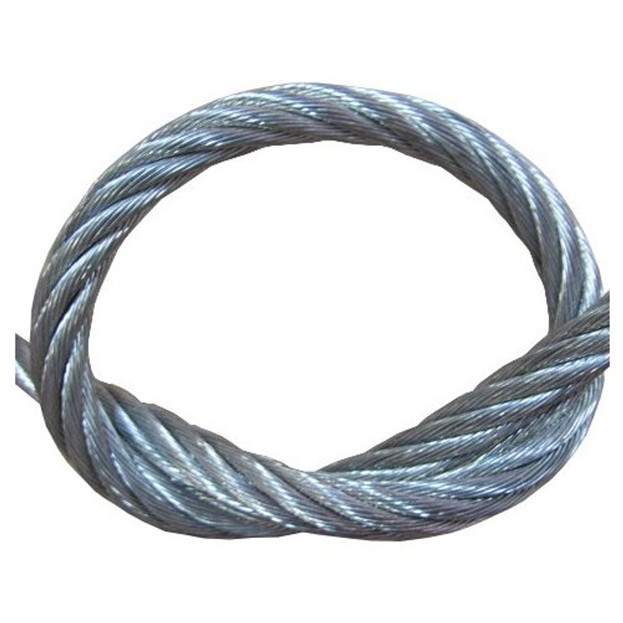 1/2" (6 X 19) Galvanized Wire Cable (Per ft.) - Safe Work Load 4,280 lbs - (Available For Local Pick Up Only)