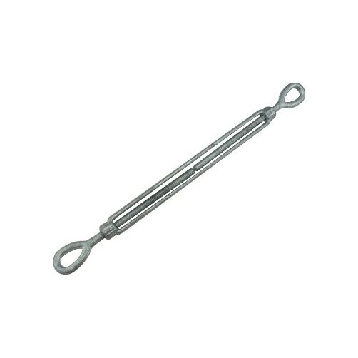 1/2" X 12" Hot Dipped Galvanized Forged Eye & Eye Turnbuckle