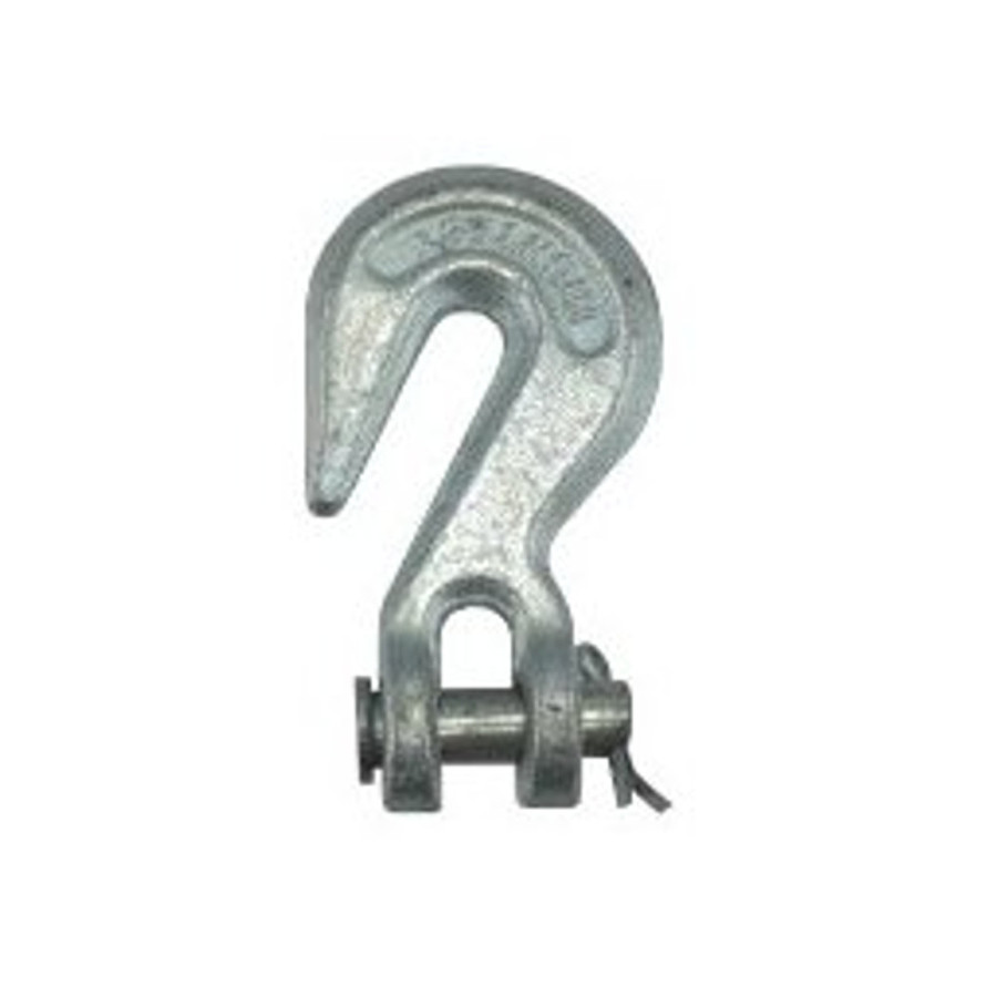 1/4" Zinc Plated Forged High Test Clevis Grab Hook