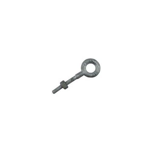 1/4"-20 X 2" Hot Dipped Galvanized Forged Eye Bolt with Hex Nut