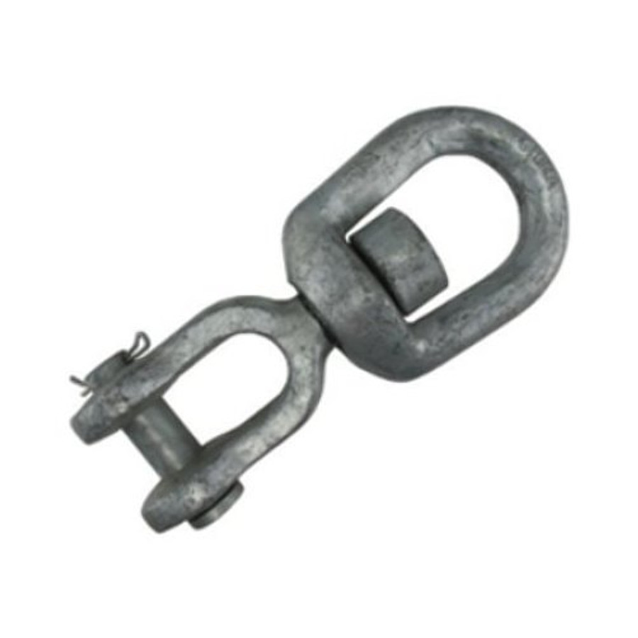 5/8" Hot Dipped Galvanized Forged Eye & Jaw Swivel
