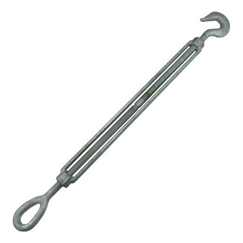 3/4" X 18" Hot Dipped Galvanized Forged Hook & Eye Turnbuckle