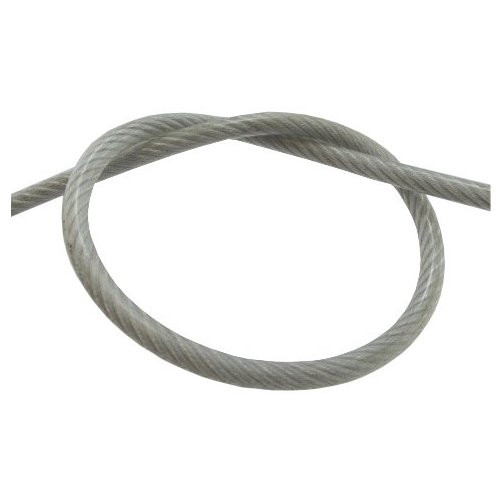 3/16" Vinyl Coated Galvanized Wire Cable - 1/4" O.D. (Per ft.) - Safe Work Load 840 lbs