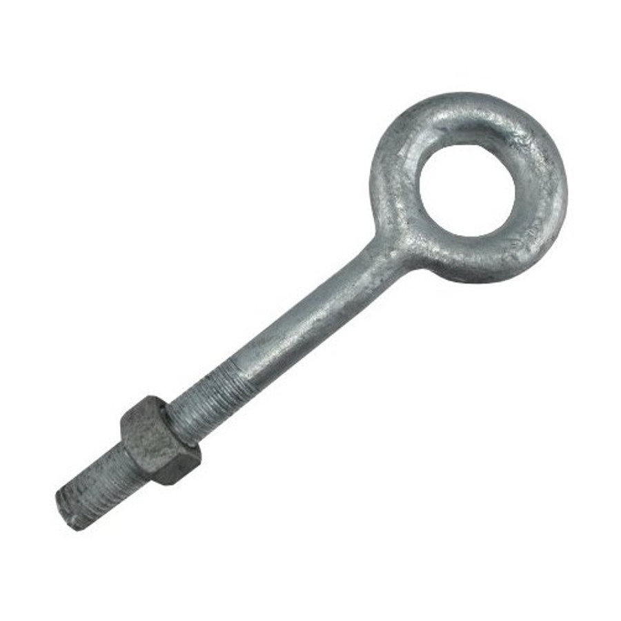 3/4"-10 X 6" Hot Dipped Galvanized Forged Eye Bolt with Hex Nut