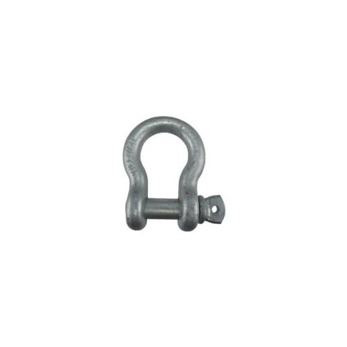 3/16" Hot Dipped Galvanized Forged Shackle (1/3 Ton Capacity)