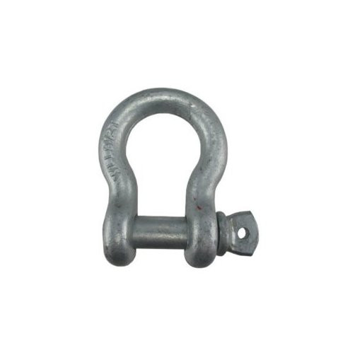 3/8" Hot Dipped Galvanized Forged Shackle (1 Ton Capacity)