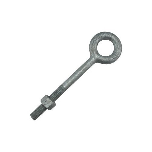 5/8"-11 X 6" Hot Dipped Galvanized Forged Eye Bolt with Hex Nut