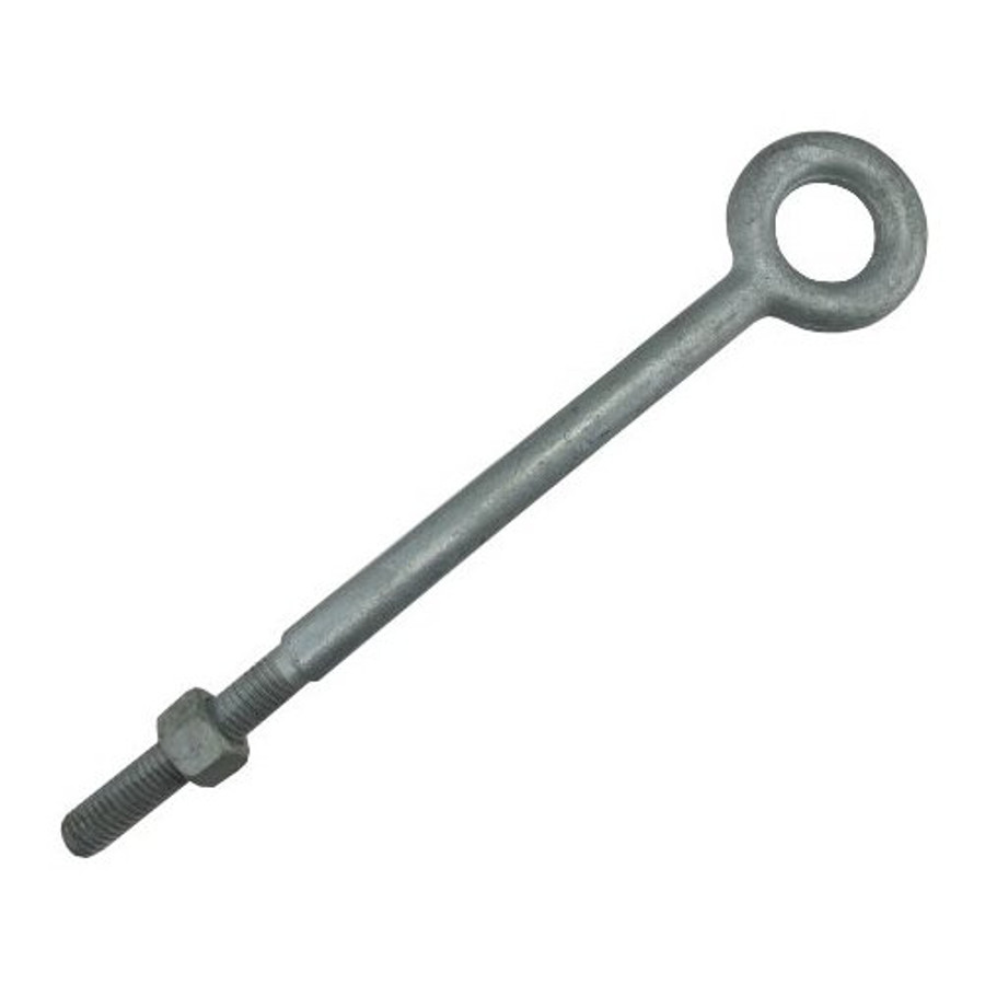 5/8"-11 X 10" Hot Dipped Galvanized Forged Eye Bolt with Hex Nut