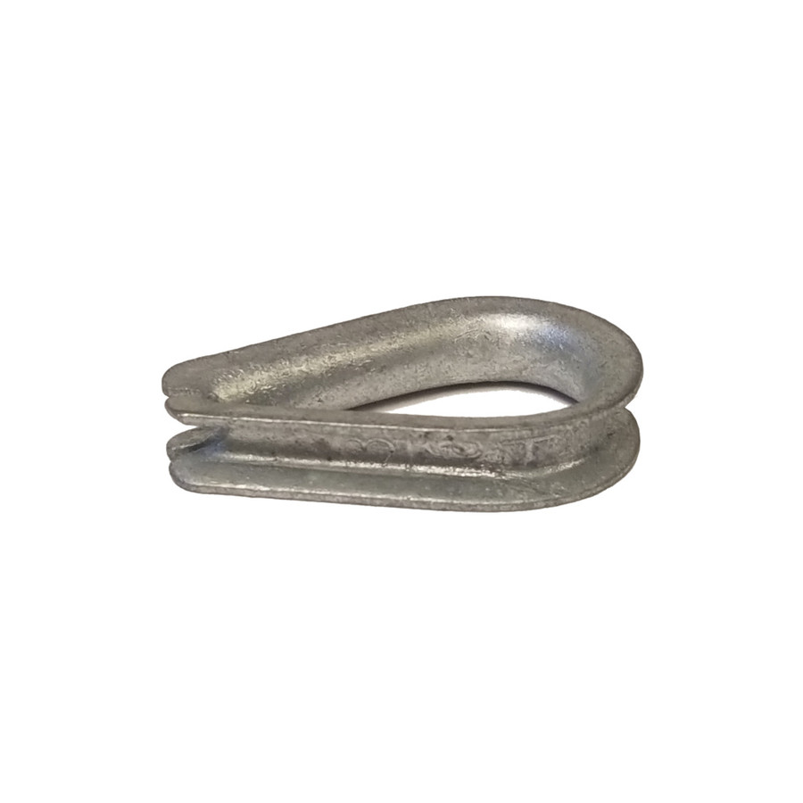 3/16" Heavy Duty Galvanized Wire Cable Thimble