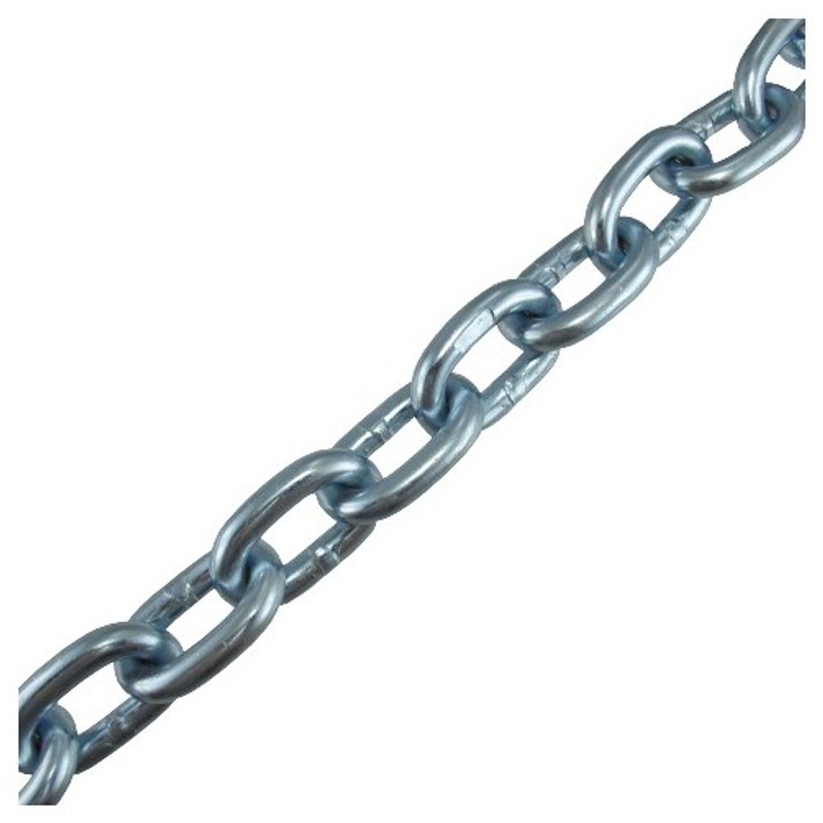 3/8" Zinc Plated Proof Coil Chain (Per ft.) - Safe Work Load 2,650 lbs