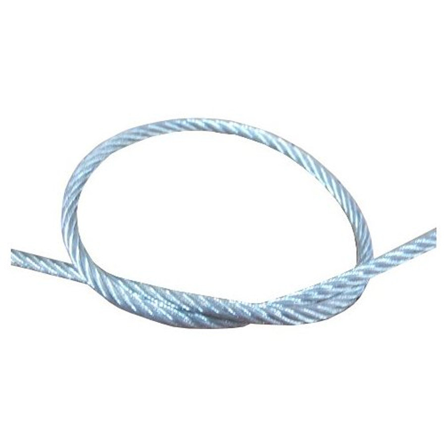 3/16" (7 X 19) Galvanized Wire Cable (Per ft.) - Safe Work Load 840 lbs